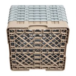 Cambro Camrack Beige 25 Compartments Max Glass Height 298mm