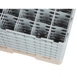 Cambro Camrack Beige 25 Compartments Max Glass Height 298mm