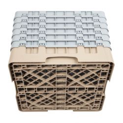 Cambro Camrack Beige 36 Compartments Max Glass Height 298mm