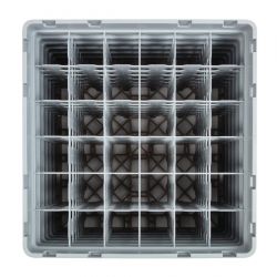 Cambro Camrack Beige 36 Compartments Max Glass Height 298mm