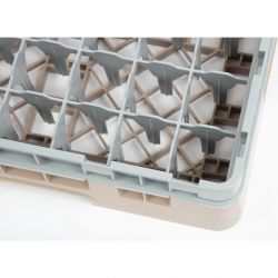 Cambro Camrack Beige 49 Compartments Max Glass Height 92mm