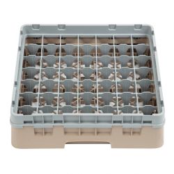 Cambro Camrack Beige 49 Compartments Max Glass Height 92mm