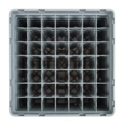 Cambro Camrack Beige 49 Compartments Max Glass Height 257mm