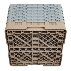 Cambro Camrack Beige 49 Compartments Max Glass Height 298mm