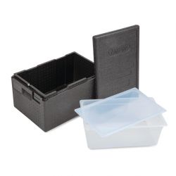 Cambro EPP Insulated Top Loading Food Tray Carrier 43Ltr with 1/1 GN Tray & Lid