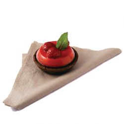 Vegware Recycled Lunch Napkin Kraft 33x33cm 2ply 1/4 Fold (2000 pack)