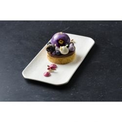 Churchill Alchemy Abstract White Shallow Oblong Tray 265mm (6 Pack)