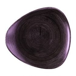 Churchill Stonecast Patina Deep Purple Triangle Plate 229mm (12 Pack)