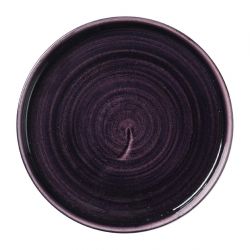 Churchill Stonecast Patina Deep Purple Walled Plate 210mm (6 Pack)