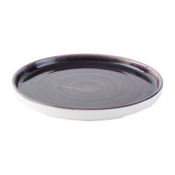Churchill Stonecast Patina Deep Purple Walled Plate 210mm (6 Pack)
