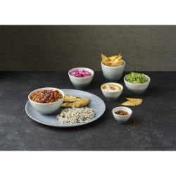 Churchill Studio Prints Raku Topaz Blue Snack Bowl 400ml (Pack of 12)
