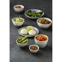 Churchill Studio Prints Raku Topaz Blue Snack Bowl 400ml (Pack of 12)