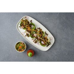Churchill Chefs' Plates White Walled Oblong Plate 300mm (Pack of 6)