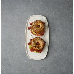 Churchill Chefs' Plates White Walled Oblong Plate 300mm (Pack of 6)