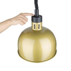 Buffalo Retractable Dome Heat Shade Pale Gold Finish