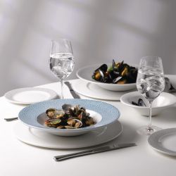 Churchill Isla Wide Rim Bowl Ocean Blue 280mm (Pack of 12)