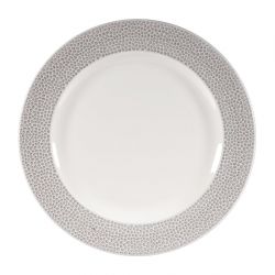 Churchill Isla Footed Plate Shale Grey 276mm (Pack of 12)