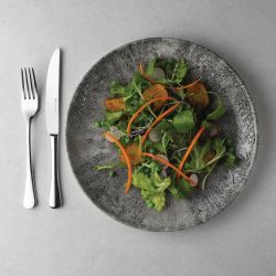 Churchill Stone Quartz Black Evolve Coupe Plates 260mm (12 Pack)