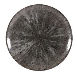 Churchill Stone Quartz Black Evolve Coupe Plates 288mm (12 Pack)