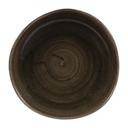 Churchill Stonecast Patina Round Trace Plates Iron Black 264mm (12 Pack)