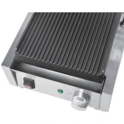 Buffalo Bistro Ribbed Contact Grill