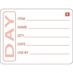 Hygiplas Removable Prepped Food Labels (500 pack)
