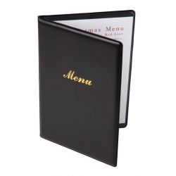Olympia PVC Menu Cover Black