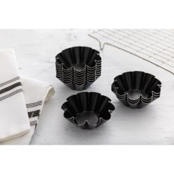 Matfer Bourgeat Non-Stick Mini Brioche Tin 75mm (12 pack)