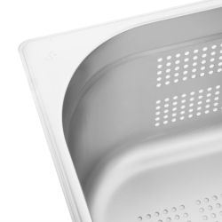 Vogue Stainless Steel Perforated 1/2 Gastronorm Tray