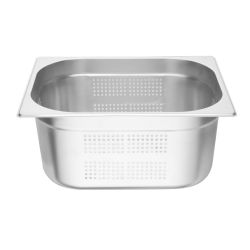 Vogue Stainless Steel Perforated 1/2 Gastronorm Tray
