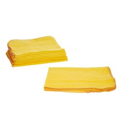 Jantex Yellow Dusters (10 Pack)