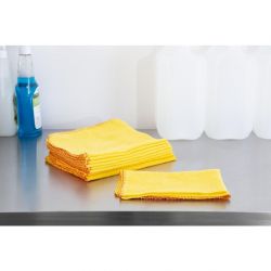 Jantex Yellow Dusters (10 Pack)