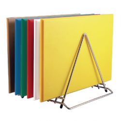 Hygiplas High Density Antibacterial Red Chopping Board 455x305x12mm