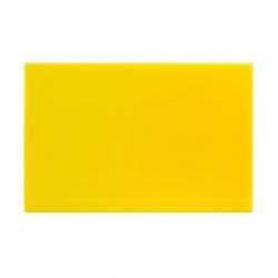 Hygiplas High Density Antibacterial Yellow Chopping Board 455x305x12mm