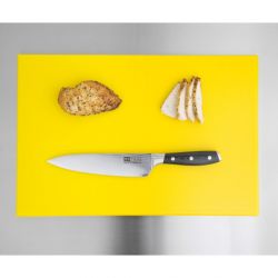 Hygiplas High Density Antibacterial Yellow Chopping Board 455x305x12mm