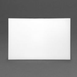 Hygiplas High Density Antibacterial White Chopping Board 455x305x12mm