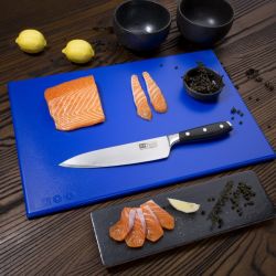 Hygiplas High Density Antibacterial Blue Chopping Board 455x305x12mm