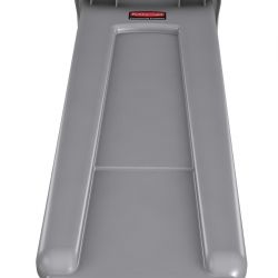 Rubbermaid Slim Jim Container with Venting Channels Grey 60Ltr