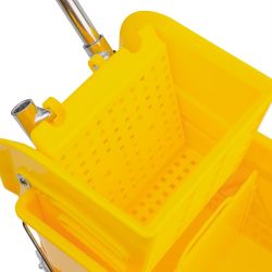 Jantex Kentucky Mop Bucket and Wringer 20Ltr Yellow