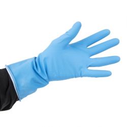 Jantex Latex Household Glove Blue