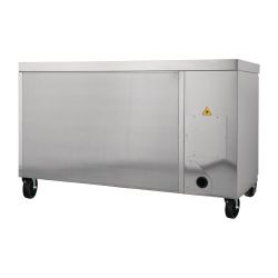True Double Door 1/1 GN Counter Freezer TCF1/2-CL-SS-DL-DR