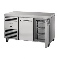 True Double Door 1/1 GN Counter Freezer TCF1/2-CL-SS-DL-DR