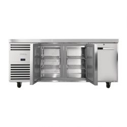 True 3 Door 1/1 GN Counter Fridge TCR1/3-CL-SS-DL-DR-DR
