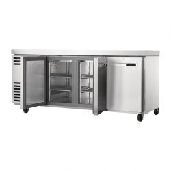 True 3 Door 1/1 GN Counter Freezer TCF1/3-CL-SS-DL-DR-DR