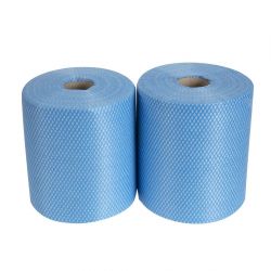EcoTech Envirolite Super Antibacterial Cleaning Cloths Blue (Roll of 2 x 500) (Pack of 2)