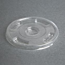 Fiesta Compostable PLA Cold Cup Flat Lids 12oz / 16oz / 20oz (1000 Pack)