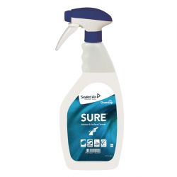 SURE Glass Cleaner / Interior and Surface Cleaner Refill Bottles 750ml (6 Pack)