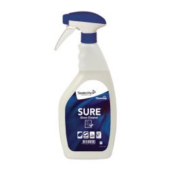 SURE Glass Cleaner / Interior and Surface Cleaner Refill Bottles 750ml (6 Pack)