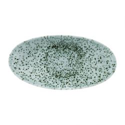 Churchill Mineral Oval Chefs Plate Green 299x150mm (12 Pack)