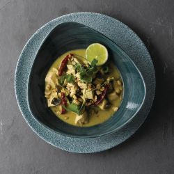 Churchill Stonecast Patina Triangular Bowls Rustic Teal 153mm (12 Pack)